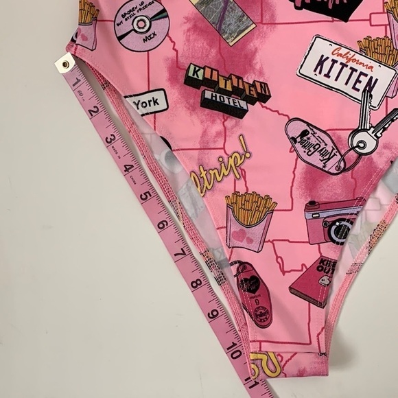 Pink One Piece Swimsuit - Picture 4 of 9